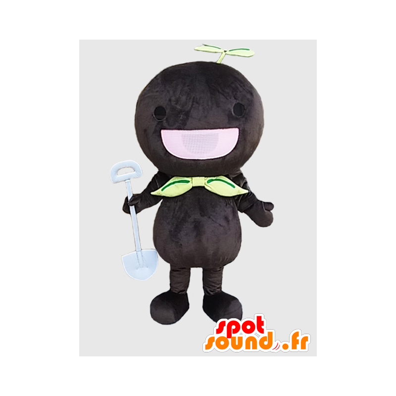 Mascot Yuuki-kun. Mascot stykke land med en plante - MASFR28246 - Yuru-Chara japanske Mascots