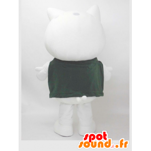 Gatto bianco mascotte, gigante e divertimento - MASFR28250 - Yuru-Chara mascotte giapponese