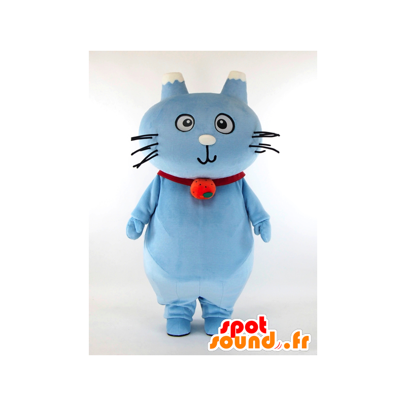 Mascot Shizunabi. Blue Cat Mascot käärme - MASFR28255 - Mascottes Yuru-Chara Japonaises