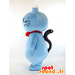 Mascot Shizunabi. Blue Cat Mascot käärme - MASFR28255 - Mascottes Yuru-Chara Japonaises