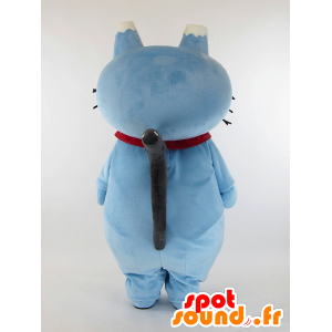 Mascotte Shizunabi. Blue Cat Mascotte con un serpente - MASFR28255 - Yuru-Chara mascotte giapponese