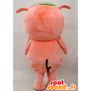 Mascota Pinton. Rosa y la mascota cerdo verde - MASFR28275 - Yuru-Chara mascotas japonesas