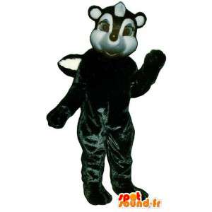 Mascot zorrillo blanco y negro - MASFR007181 - Animales del bosque