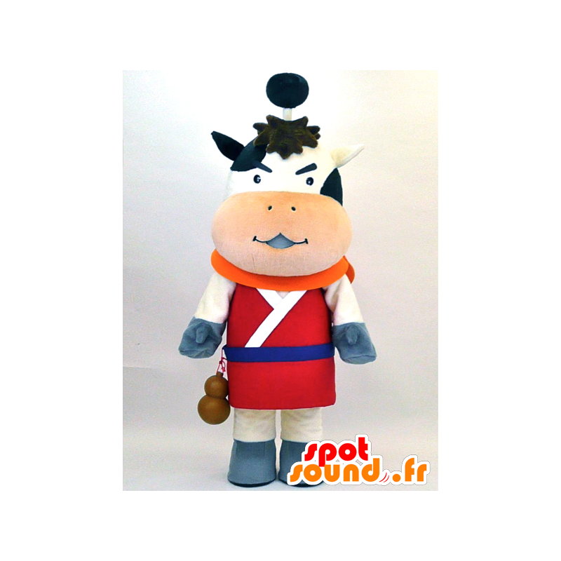 Koe mascotte houdt samurai - MASFR28338 - Yuru-Chara Japanse Mascottes