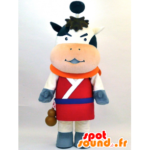 Koe mascotte houdt samurai - MASFR28338 - Yuru-Chara Japanse Mascottes