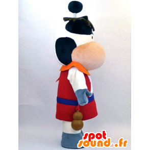 Koe mascotte houdt samurai - MASFR28338 - Yuru-Chara Japanse Mascottes