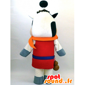 Koe mascotte houdt samurai - MASFR28338 - Yuru-Chara Japanse Mascottes