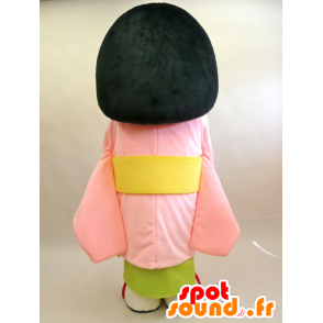 Komachi-chan mascotte. Mascot Aziatische vrouw - MASFR28427 - Yuru-Chara Japanse Mascottes