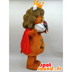 Mascot Keizairen 29. Maskot med orange og rød løve - Spotsound