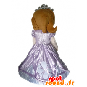 Redhead princess in pink dress Mascot - MASFR028511 - Human mascots