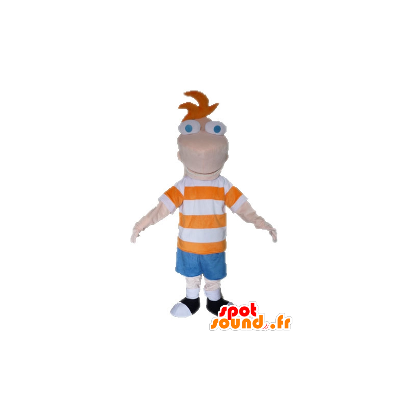 Phineas mascotte, tv-serie Phineas en Ferb - MASFR028512 - Celebrities Mascottes