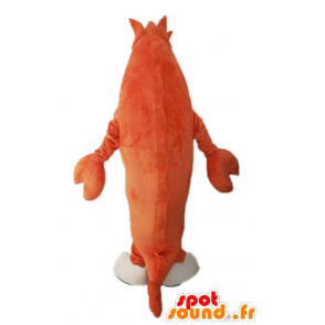 Mascotte de homard, de crevette. Mascotte d'écrevisse géante - MASFR028531 - Mascottes Homard