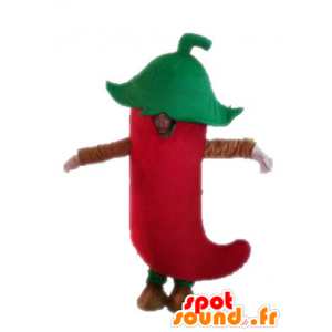 Maskotti jättiläinen paprika. Meksikon mauste Mascot - MASFR028555 - vihannes Mascot