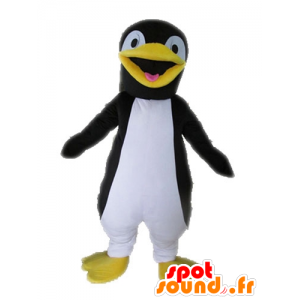 ペンギンのマスコット の マスコット黒ペンギン 黄色および白巨大 色変更 変化なし 切る L 180 190センチ 撮影に最適 番号 服とは 写真にある場合 番号 付属品 番号
