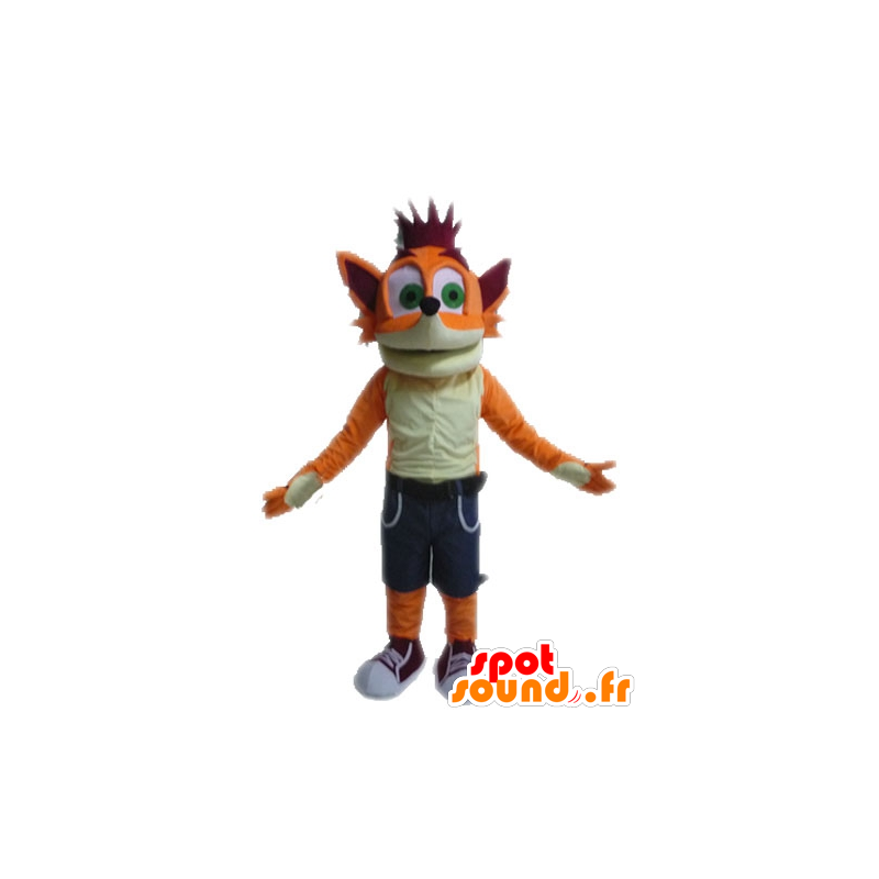 Crash Bandicoot maskot, berømt videospilræv - Spotsound maskot