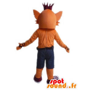 Crash Bandicoot maskot, berømt videospilræv - Spotsound maskot