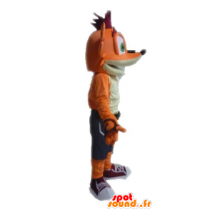 Crash Bandicoot maskot, berømt videospilræv - Spotsound maskot