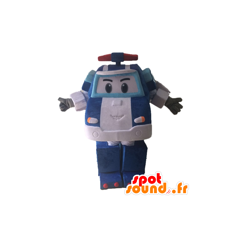 Mascot Transformers. Blå bil Mascot - MASFR028649 - kjendiser Maskoter