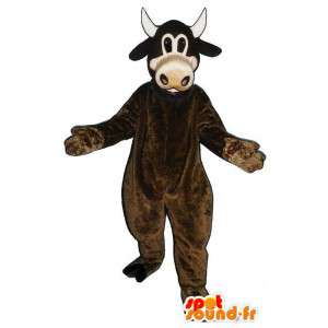 Mascotte de vache marron. Costume de vachette - MASFR007269 - Mascottes Vache