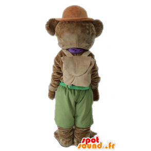 Mascotte d'ours en peluche marron, doux et mignon - MASFR028706 - Mascotte d'ours