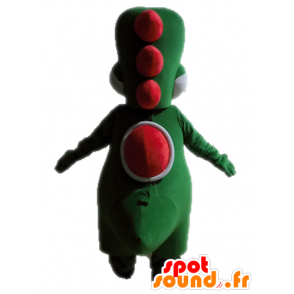 Zielony i biały dinozaur maskotka. Yoshi Mascot - MASFR028713 - dinozaur Mascot