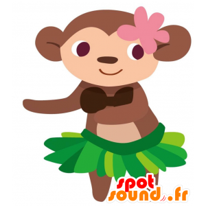 Mascote macaco, chimpanzé castanho no desporto em macaco Mascotes Mudança  de cor Sem mudança Cortar L (180-190 Cm) Esboço antes da fabricação (2D)  Não Com as roupas? (se presente na foto) Não