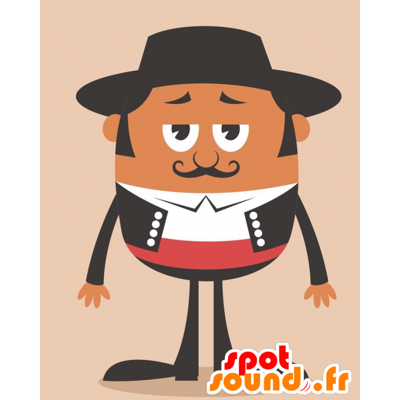 Mascot latina. Maskotti Toreador Espanjan - MASFR029240 - Mascottes 2D/3D