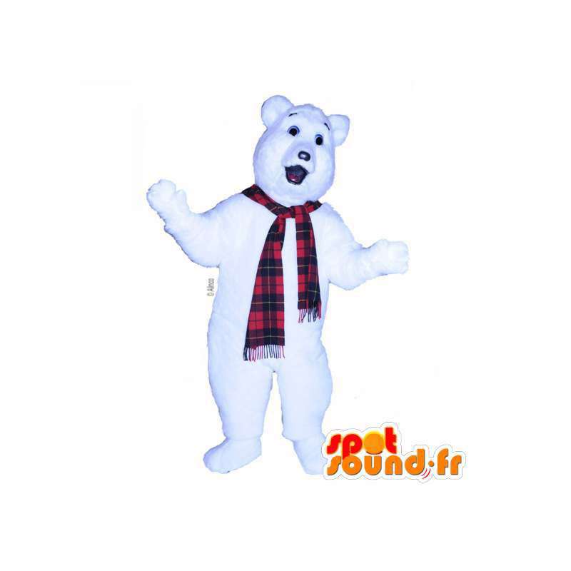 Mascot isbjørn. Isbjørn Costume - MASFR007390 - bjørn Mascot