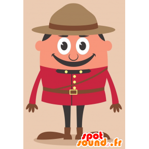 Mascotte guardia inglese con l'uniforme rossa - MASFR029259 - Mascotte 2D / 3D