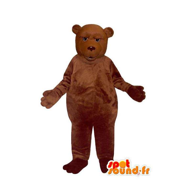 Mascotte orso bruno, formato gigante - MASFR007402 - Mascotte orso