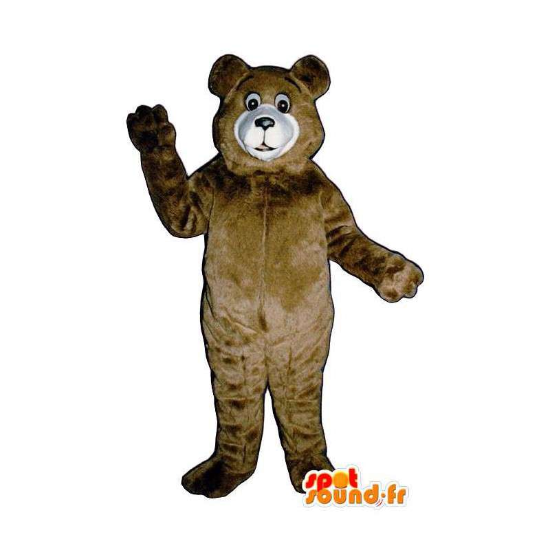 ベアマスコット の 茶色のクマの着ぐるみ ぬいぐるみサイズ 色変更 変化なし 切る L 180 190センチ 撮影に最適 番号 服とは 写真にある場合 番号 付属品 番号