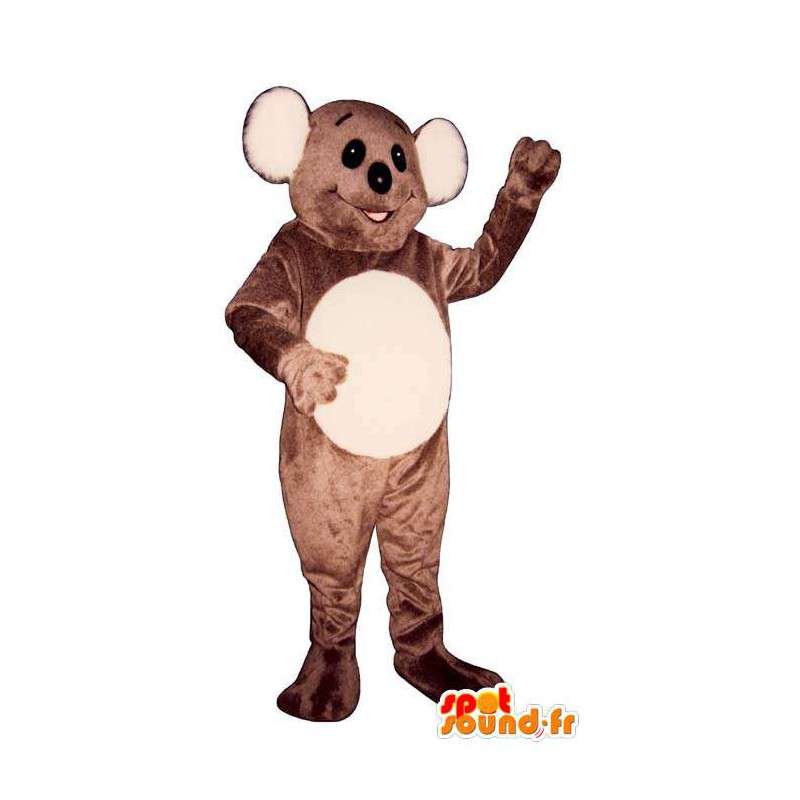 Mascot castanho e branco koala - MASFR007426 - Koala Mascotes