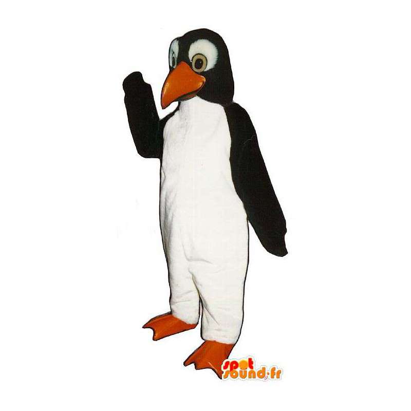 ペンギンのマスコット の 黒と白のペンギンのマスコット
