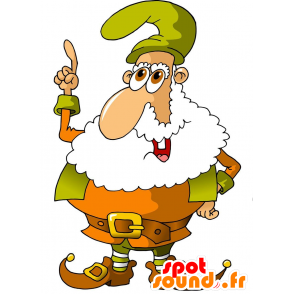 Mascot bearded dwarf. Leprechaun mascot - MASFR029700 - 2D / 3D mascots