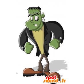 Mascotte du monstre de Frankenstein. Monstre vert - MASFR029730 - Mascottes 2D/3D