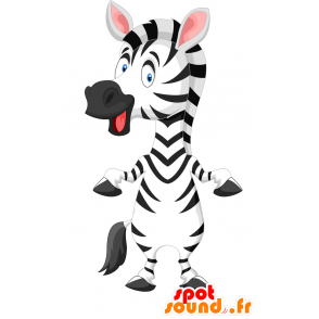 Zebra maskot, meget smuk og realistisk - Spotsound maskot