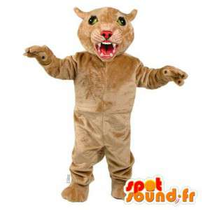 Beżowy kot maskotka - rozmiary Plush - MASFR007530 - Jungle zwierzęta