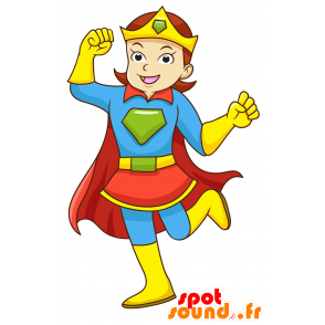 Superhero mascotte vrouw. Mascot Wonder Woman - MASFR029973 - 2D / 3D Mascottes