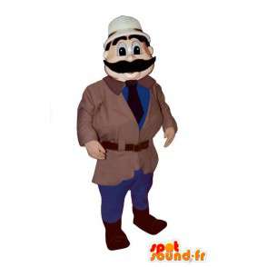 Mascotte d'homme moustachu - MASFR007557 - Mascottes Homme