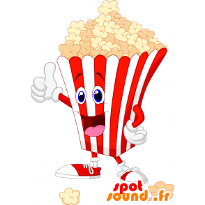 Mascotte de pop corn, de maïs - MASFR030319 - Mascottes 2D/3D