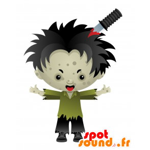 Mascote zumbi de mortos-vivos. Mascot Halloween - MASFR030517 - 2D / 3D mascotes