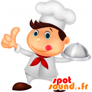 Chef mascot with a toque - MASFR030643 - 2D / 3D mascots