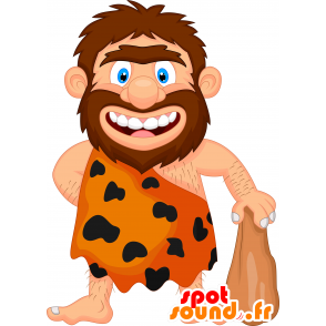 Cro-Magnon mand maskot. Hulemand - Spotsound maskot kostume