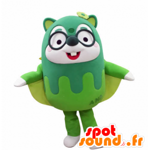 Mascota verde volar ardilla, con gafas - MASFR031029 - Ardilla de mascotas