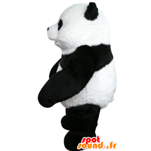 Mascot preto e panda branco, bonito e realista em pandas mascote Mudança de  cor Sem mudança Cortar L (180-190 Cm) Esboço antes da fabricação (2D) Não  Com as roupas? (se presente na