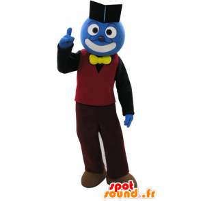 Maskot modré muž v barevné oblečení - MASFR031116 - Man Maskoti