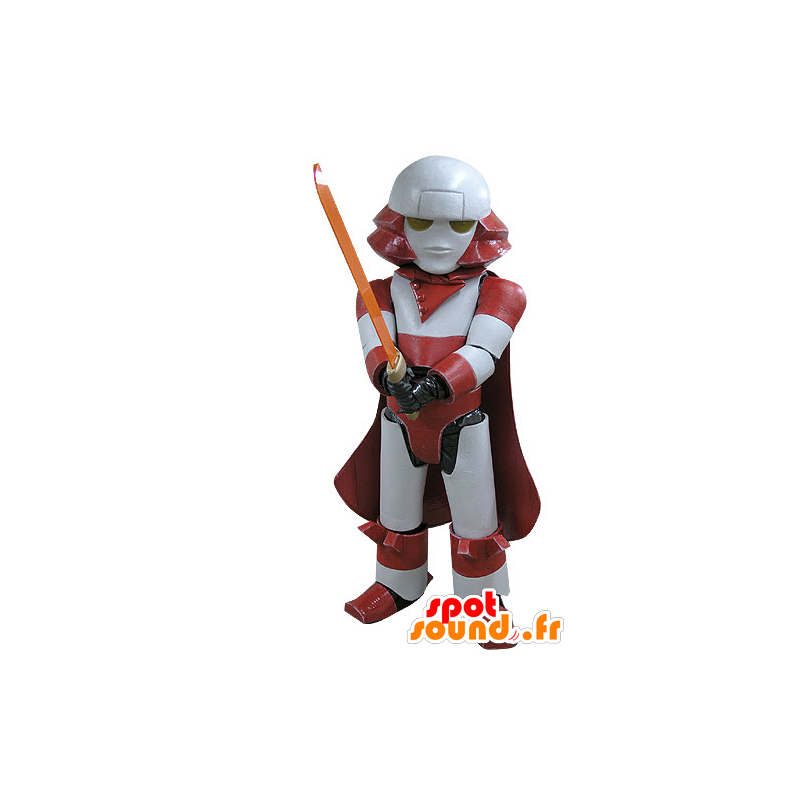 Acquista Mascot Darth Vader. rosso e bianco robot mascotte in Famosi  personaggi mascotte Cambio di colore Nessun cambiamento Formato L (180-190  Cm) Schizzo prima della produzione (2D) No Con i vestiti? (se