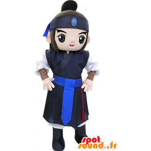 Maskot Samurai bojovník. Asian maskot - MASFR031210 - lidské Maskoti