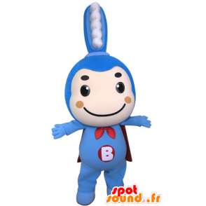 Blue zubní kartáček maskot s kapucí - MASFR031304 - Maskoti objekty