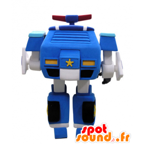 Mascotte de voiture de policier façon Transformers - MASFR031431 - Mascottes d'objets